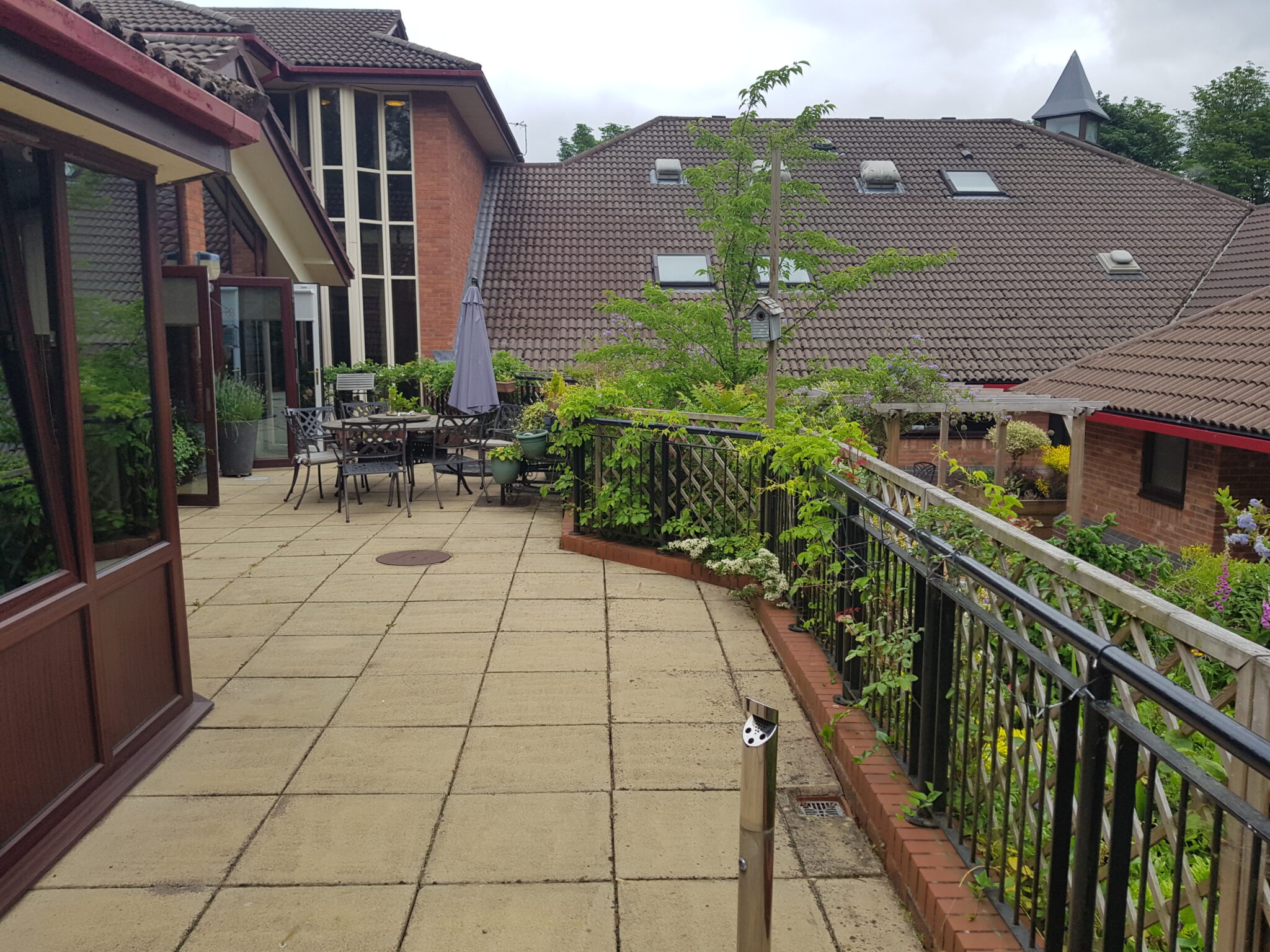 Wellbeing Hub veranda just of the Pulmonary Rehab Room